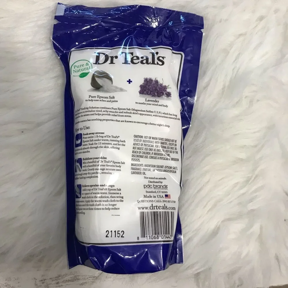 Dr. teal’s epsom salt soaking solution lavender‎